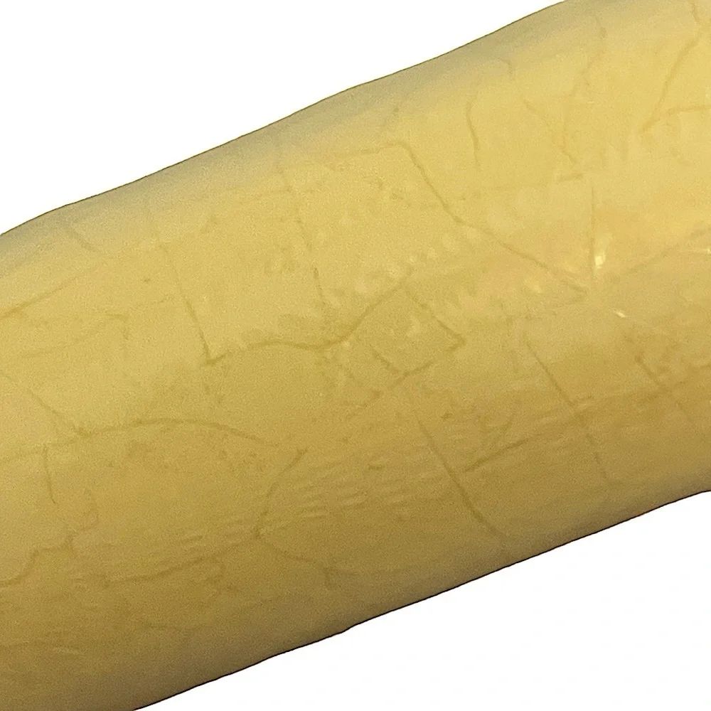 Thibaut New Double Roll Yellow Crackled Scrubbable Wallpaper